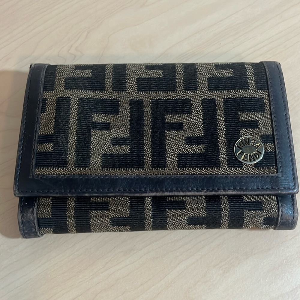 Fendi Zucci Trifold Wallet